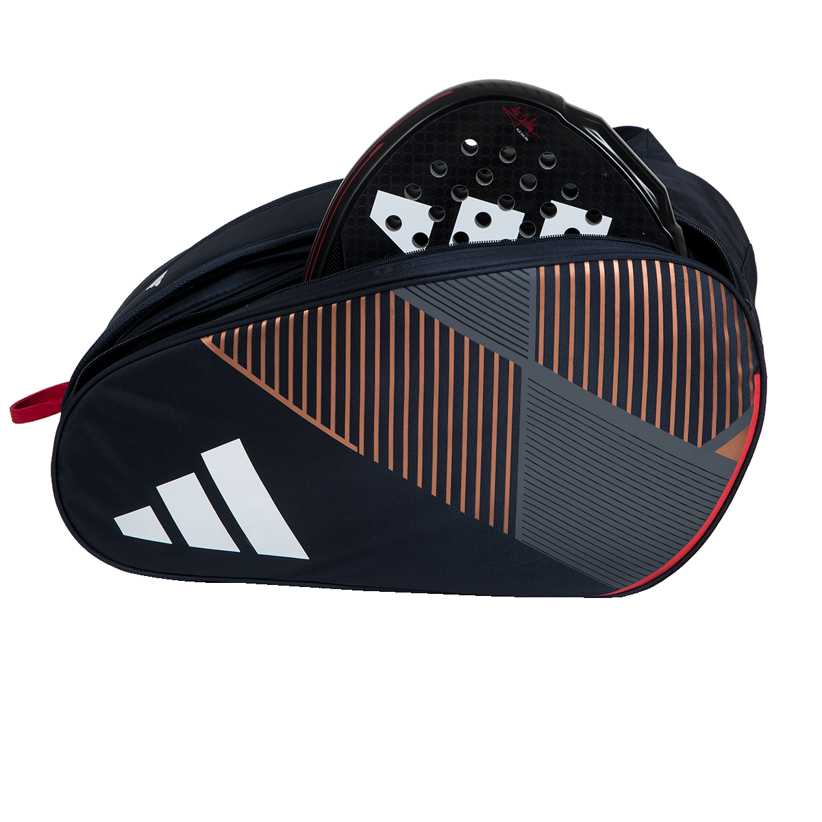 Raqueteira Adidas Control 3.3 Beach Tennis Preto e Laranja