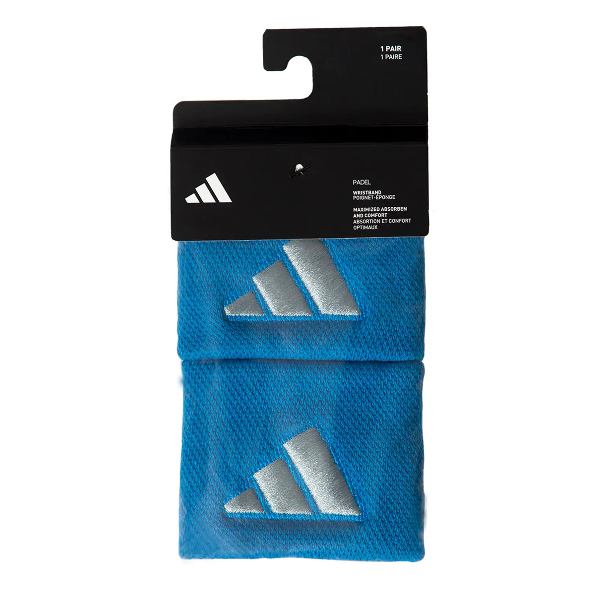 Munhequeira Adidas Beach Tennis Padel Pickleball Azul Par 2x
