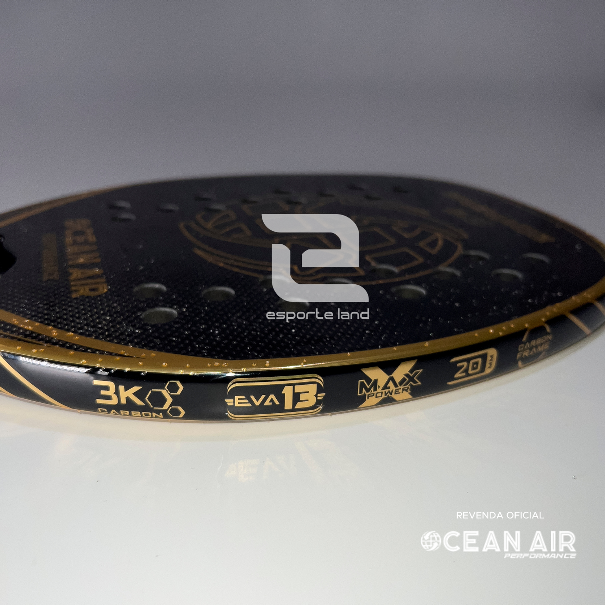 RAQUETE DE BEACH TENNIS OCEAN AIR GRENADE 6.0 CARBONO 3K