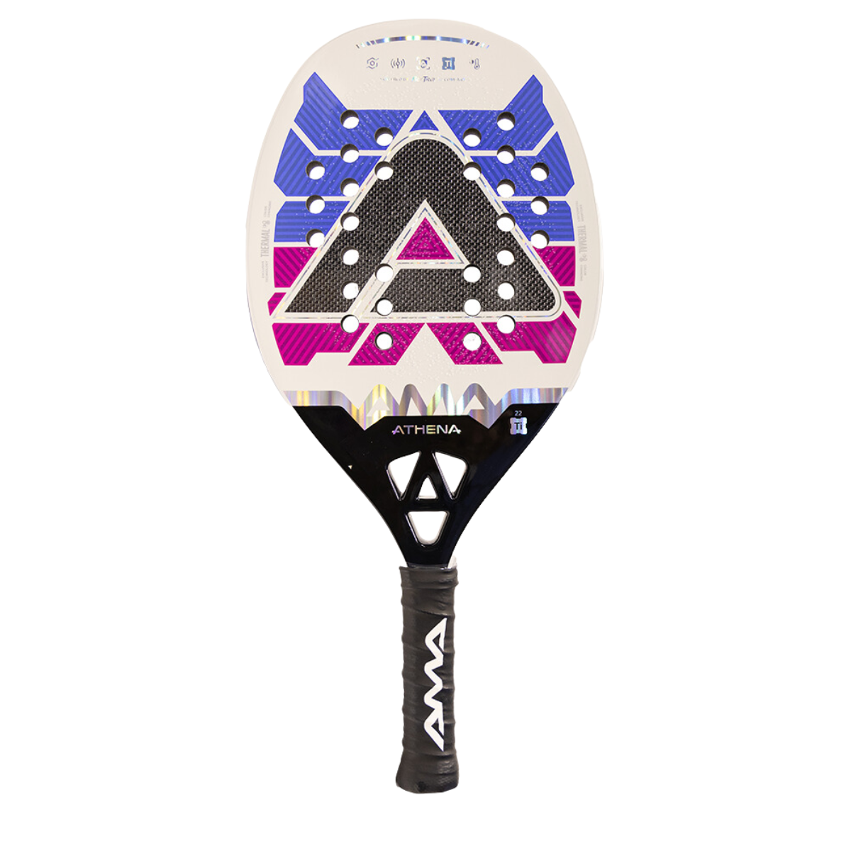 Raquete de Beach Tennis Athena Amasport Carbono 3K +Brindes