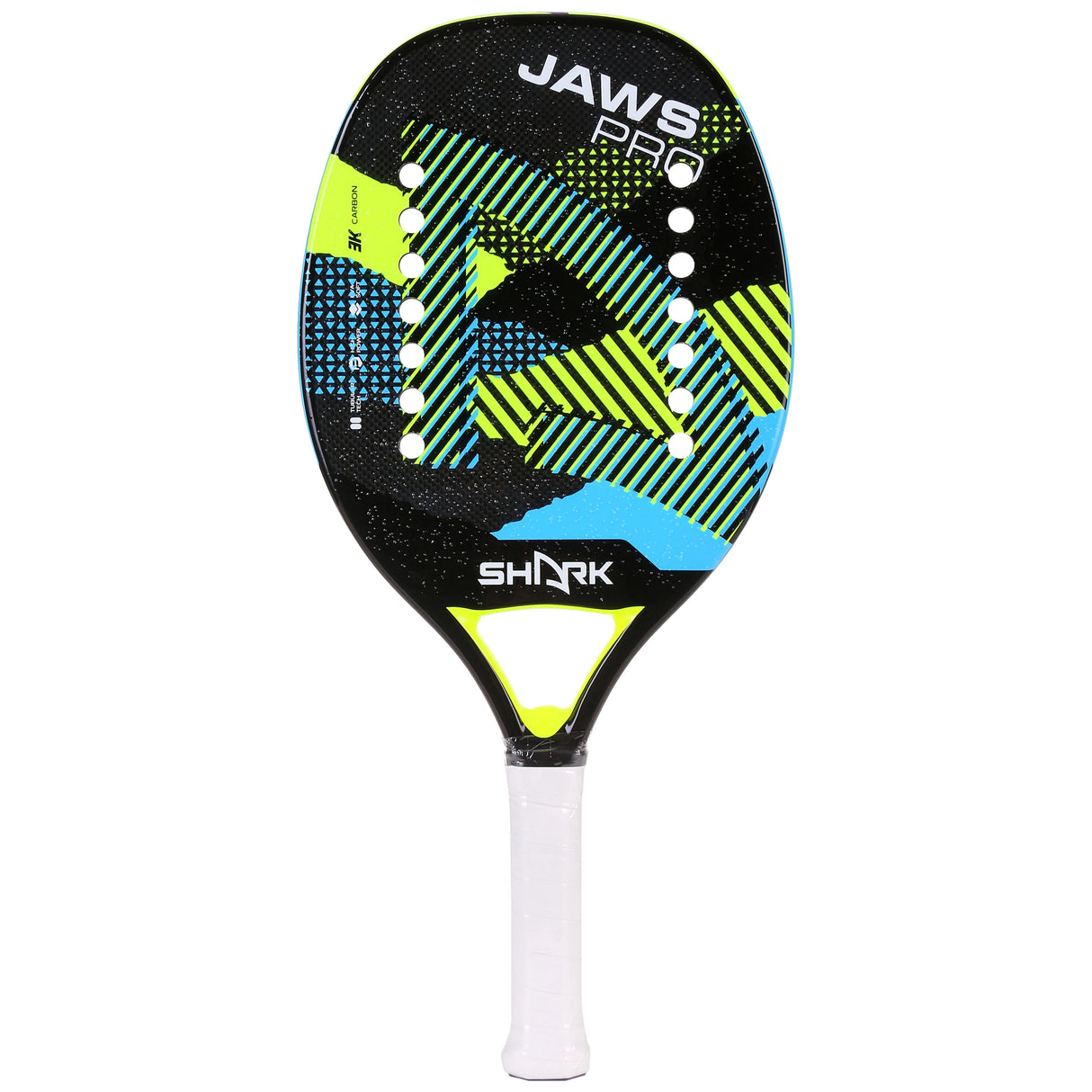 Raquete Beach Tennis Shark Jaws Pro 2024 Carbono 3k