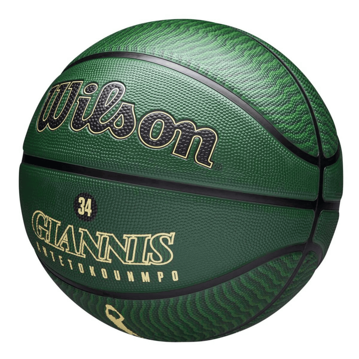 BOLA BASQUETE WILSON GIANNIS MILWAUKEE BUCKS NBA ICON SIZE 7