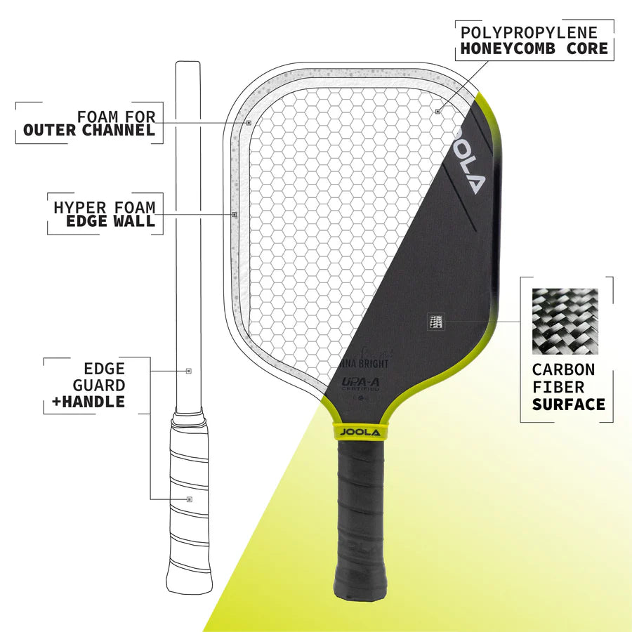 Raquete de Pickleball JOOLA Scorpeus Anna Bright 3S 14MM