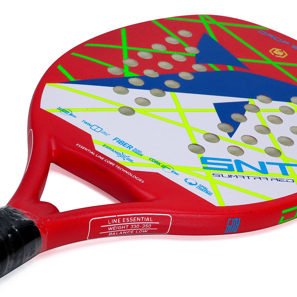 Raquete de beach tennis DROP SHOT SUMATRA RED BT