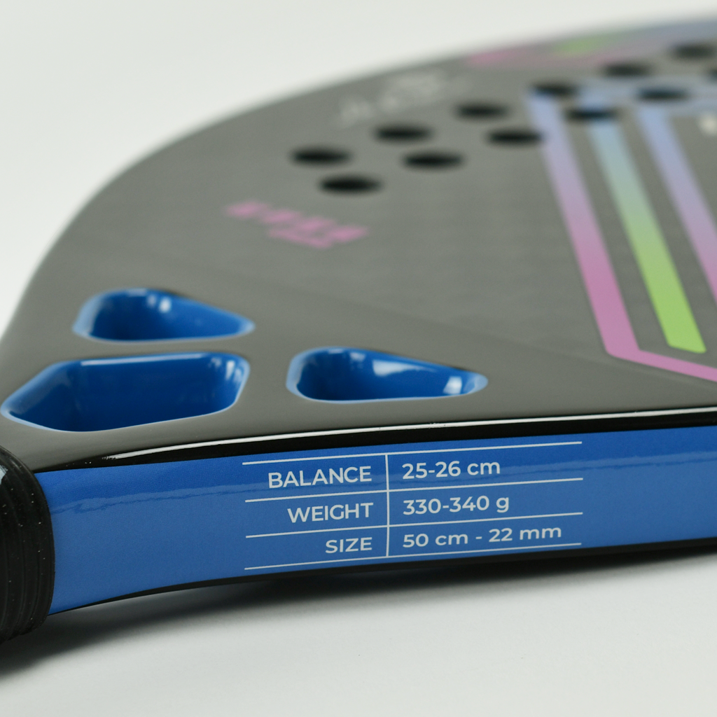 Raquete de Beach Tennis - KONA KDOZE BLUE KOLORS MATTE