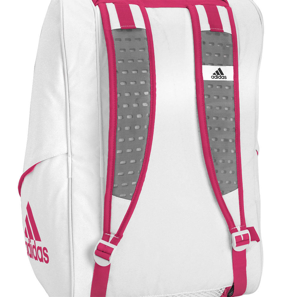 RAQUETEIRA ADIDAS MULTIGAME BEACH TENNIS E PADEL BRANCO/ROSA