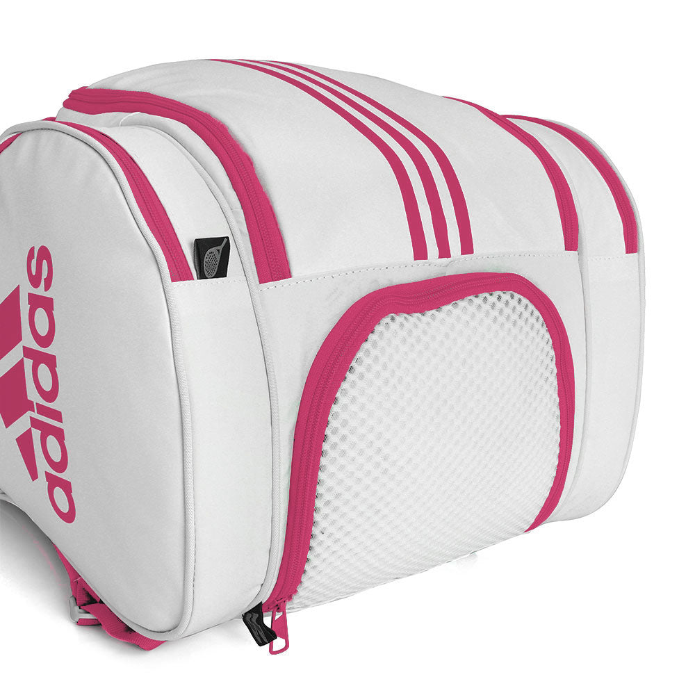 RAQUETEIRA ADIDAS MULTIGAME BEACH TENNIS E PADEL BRANCO/ROSA