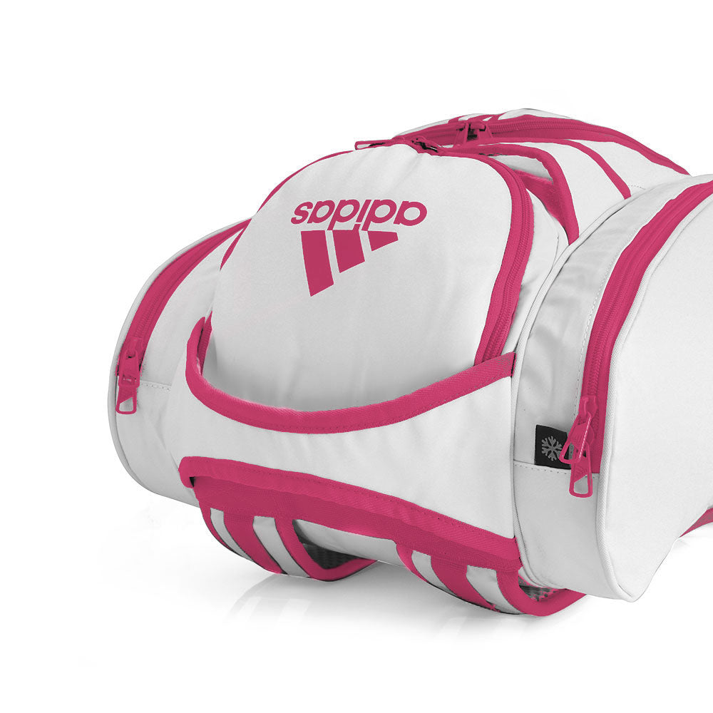 RAQUETEIRA ADIDAS MULTIGAME BEACH TENNIS E PADEL BRANCO/ROSA