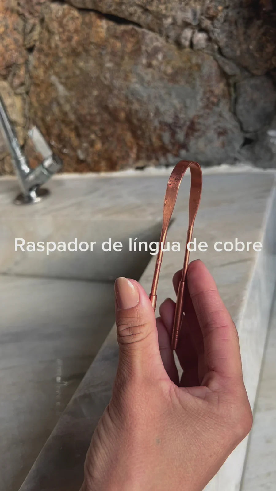 RASPADOR DE LINGUA ALVA