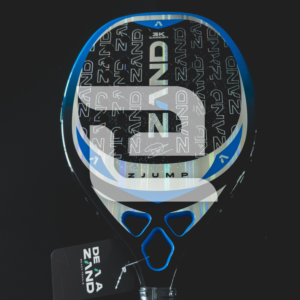 Raquete de Beach Tennis Zand Z Jump Daniel Mola 3K +Brindes