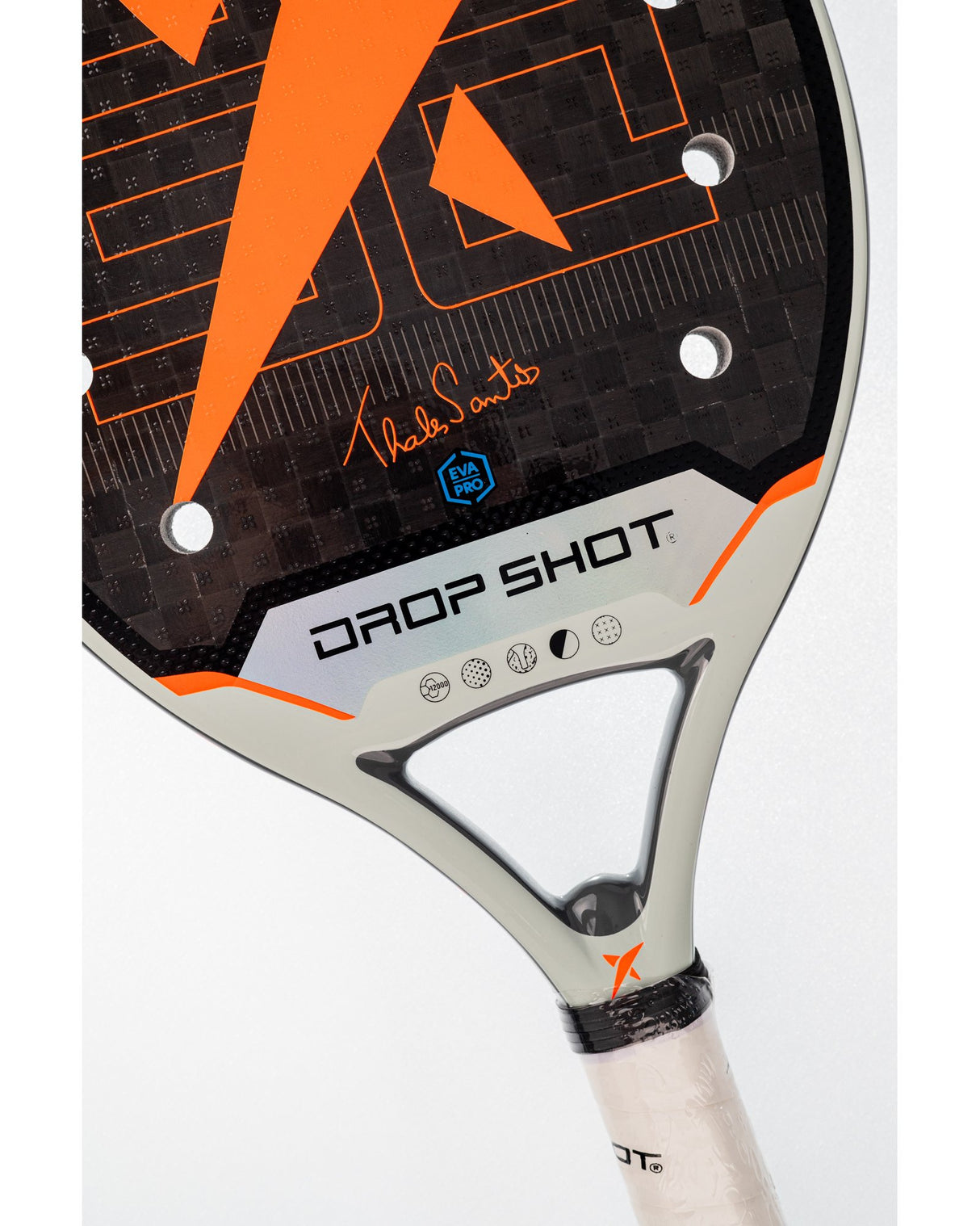 Raquete de beach tennis DROP SHOT PREMIUM 4.0 BT THALES SANTOS 2024