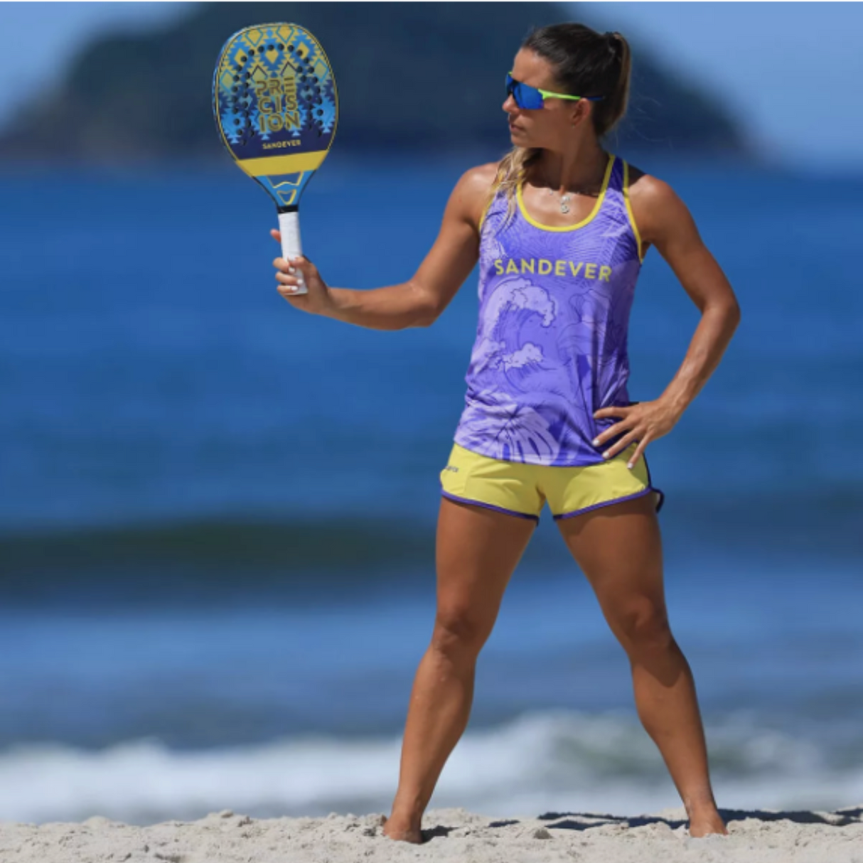 Raquete de Beach Tennis Sandever Precision Pro Pati Diaz
