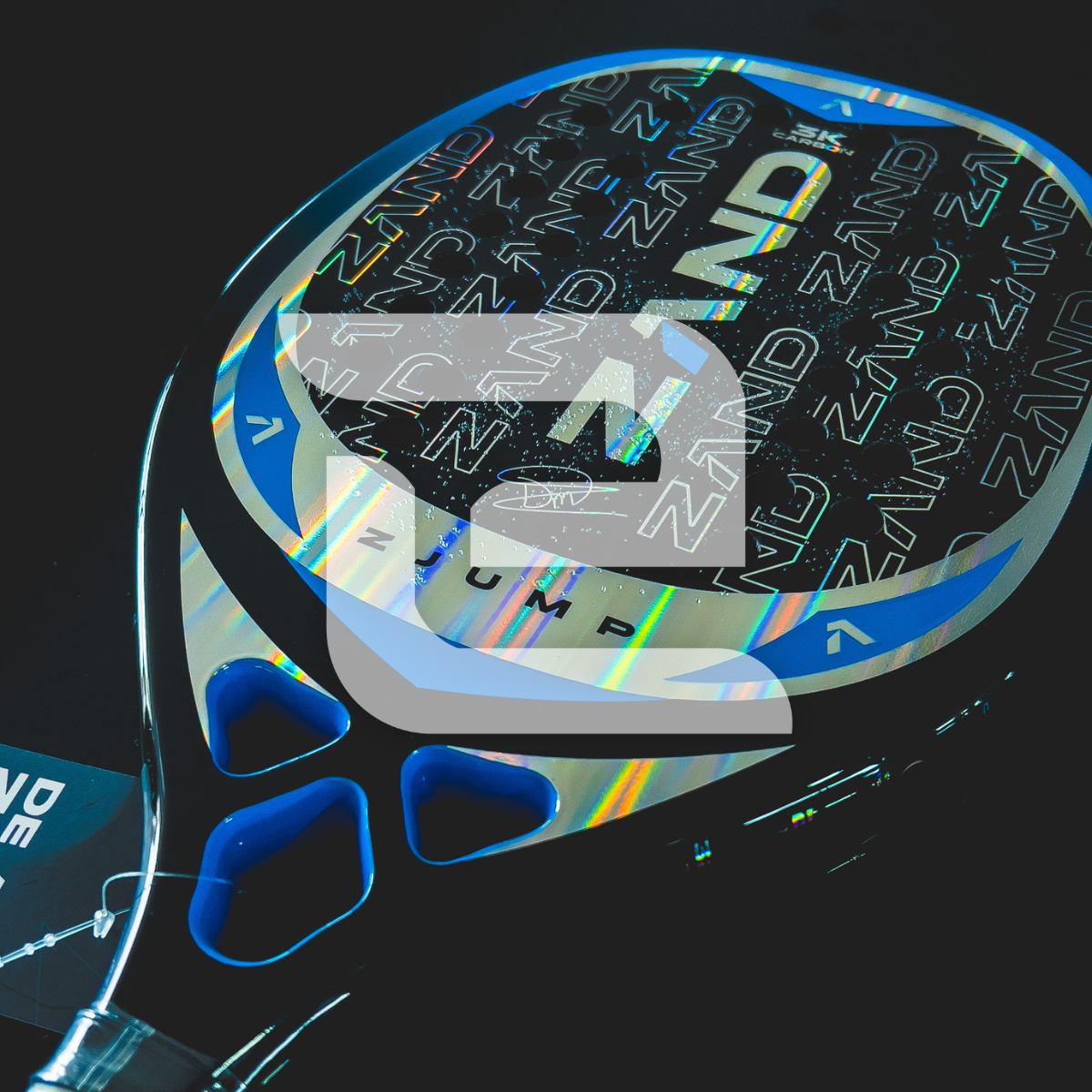 Raquete de Beach Tennis Zand Z Jump Daniel Mola 3K +Brindes