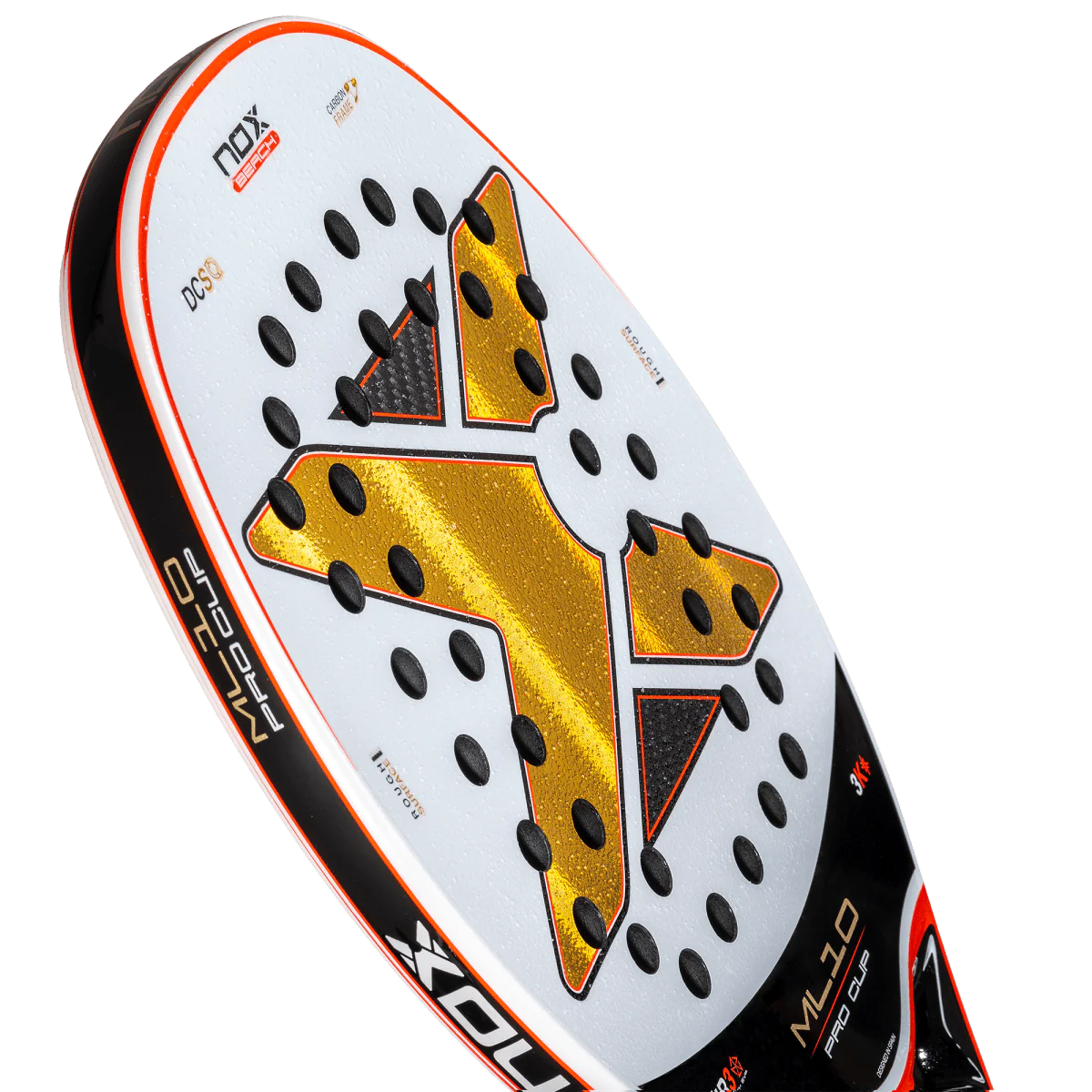 Raquete de Beach Tennis Nox ML10 Pro Cup Carbono 3K 2025