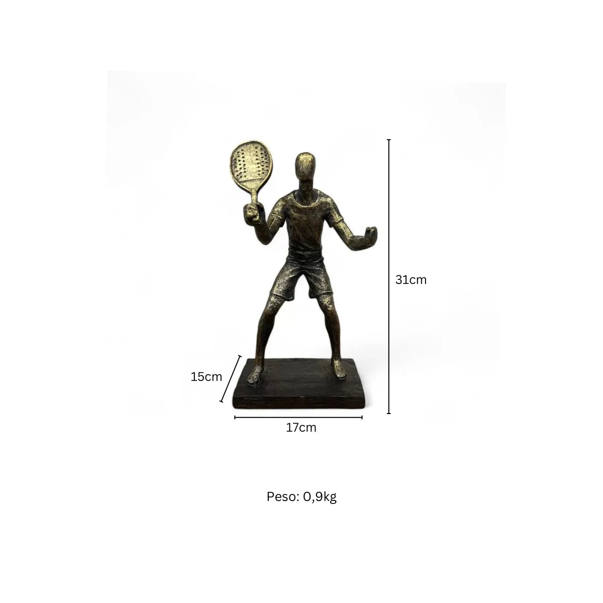 ESCULTURA HOMEM BEACH TENNIS - FOREHAND YM806499A-3