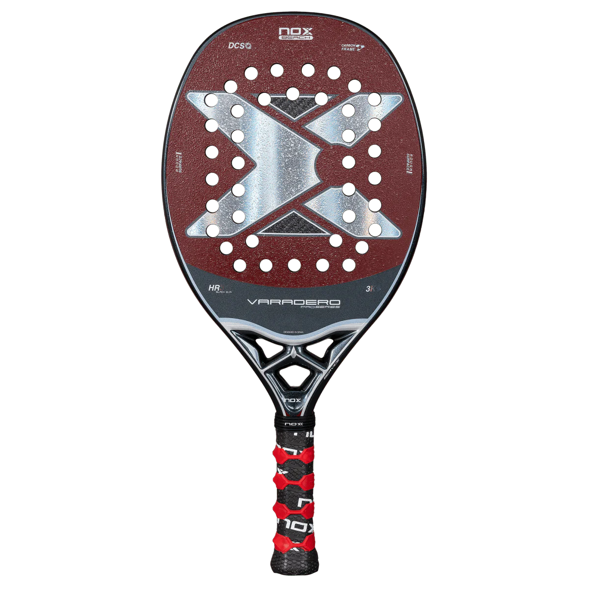 Raquete de Beach Tennis Nox Varadero Carbono 3K +Brindes