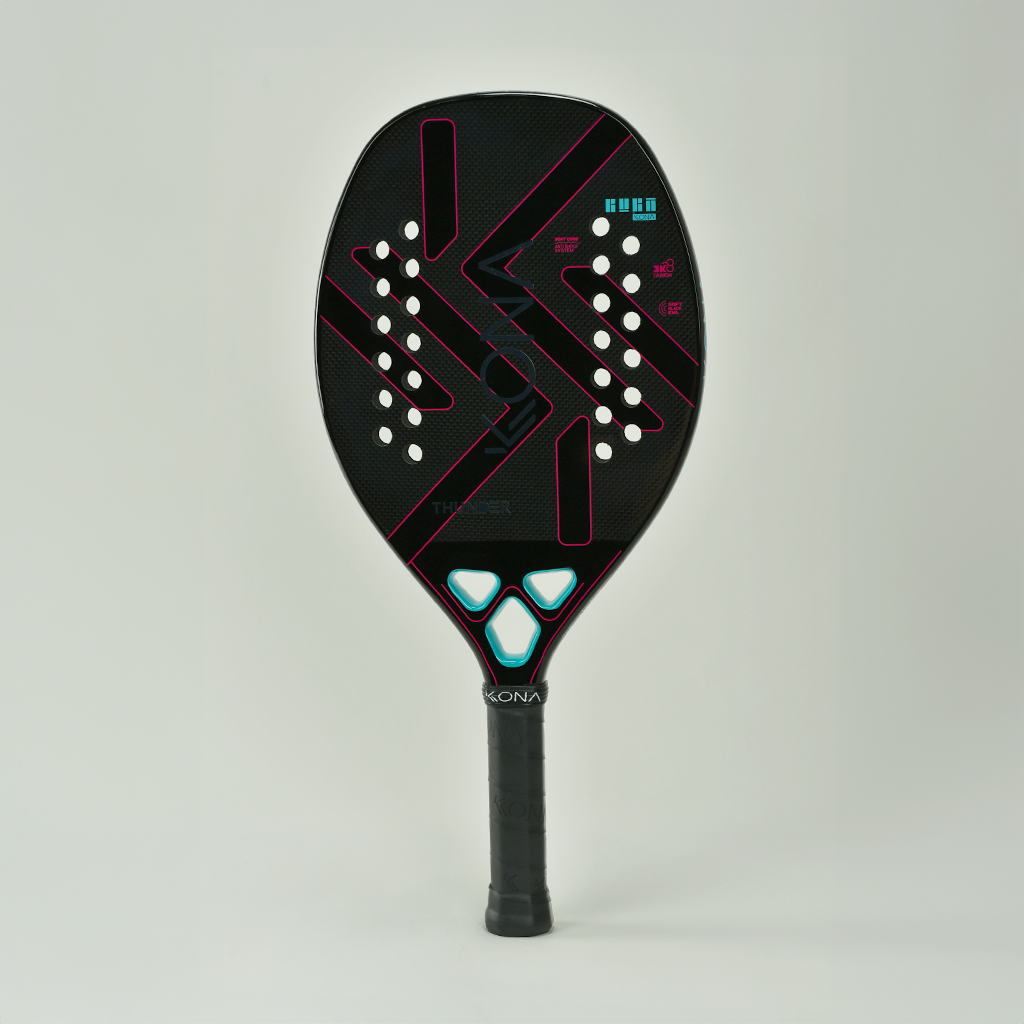 Raquete de Beach Tennis KONA THUNDER BLACK 2024