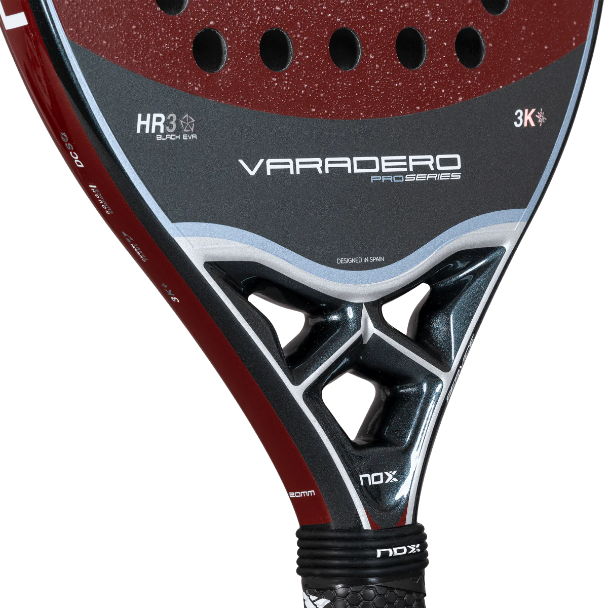 Raquete de Beach Tennis Nox Varadero Carbono 3K +Brindes