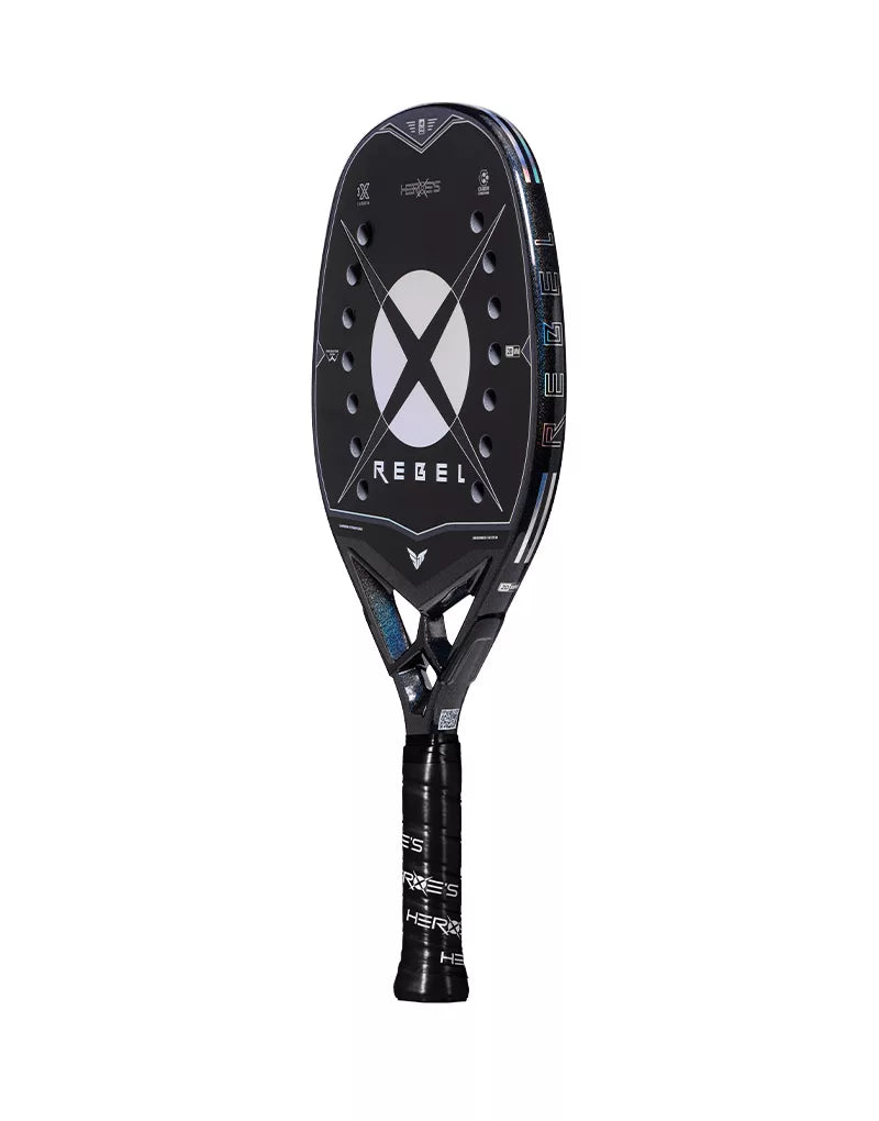 Raquete de Beach Tennis Heroes Rebel Spoto Carbono 3K Nova
