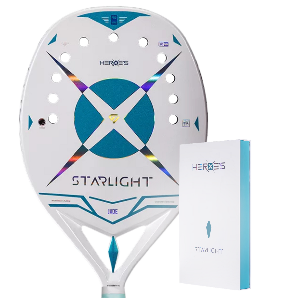 Raquete de Beach Tennis Heroes Starlight Box Edição Limitada