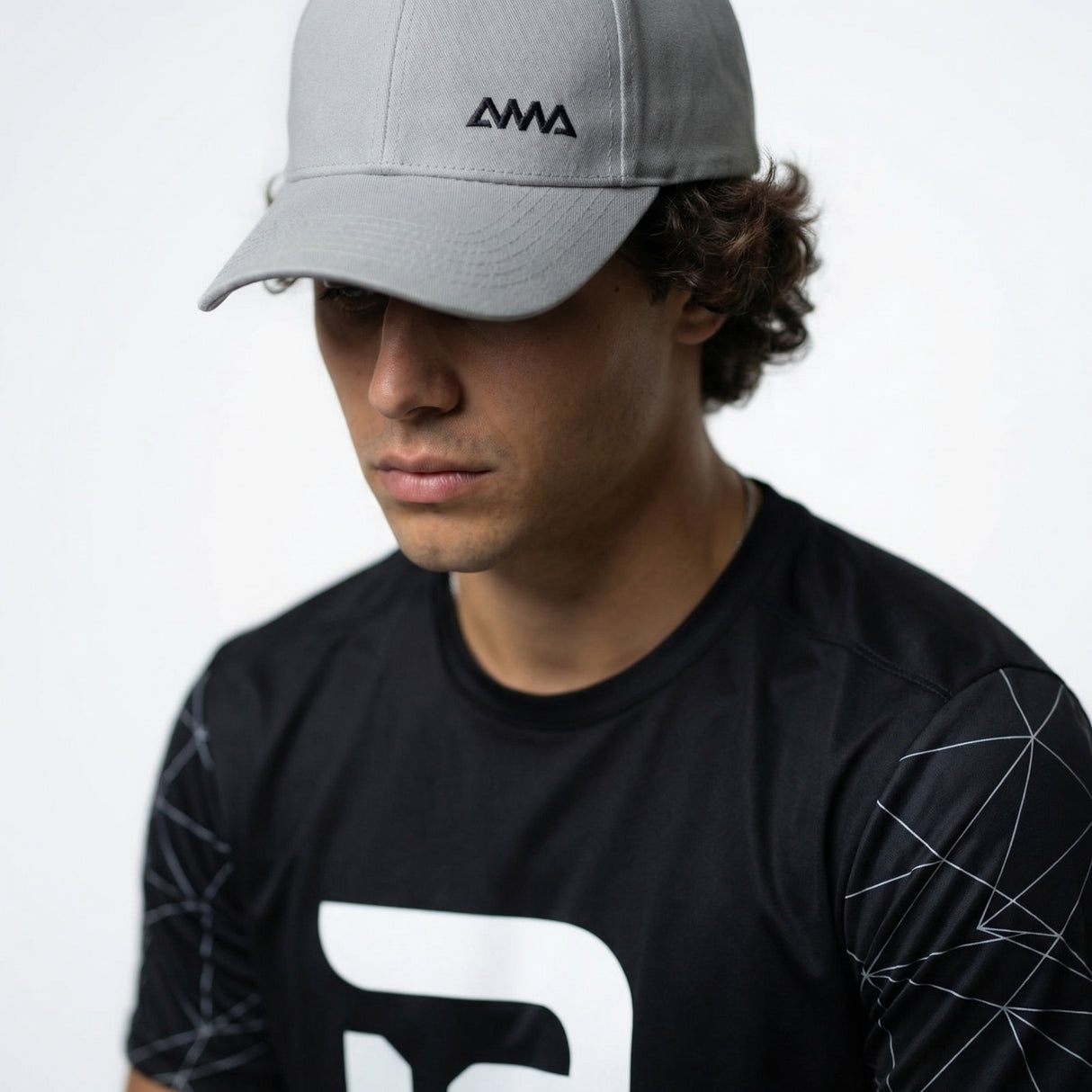 Bone Amasport Beach Tennis Casual 100% Algodão Cinza