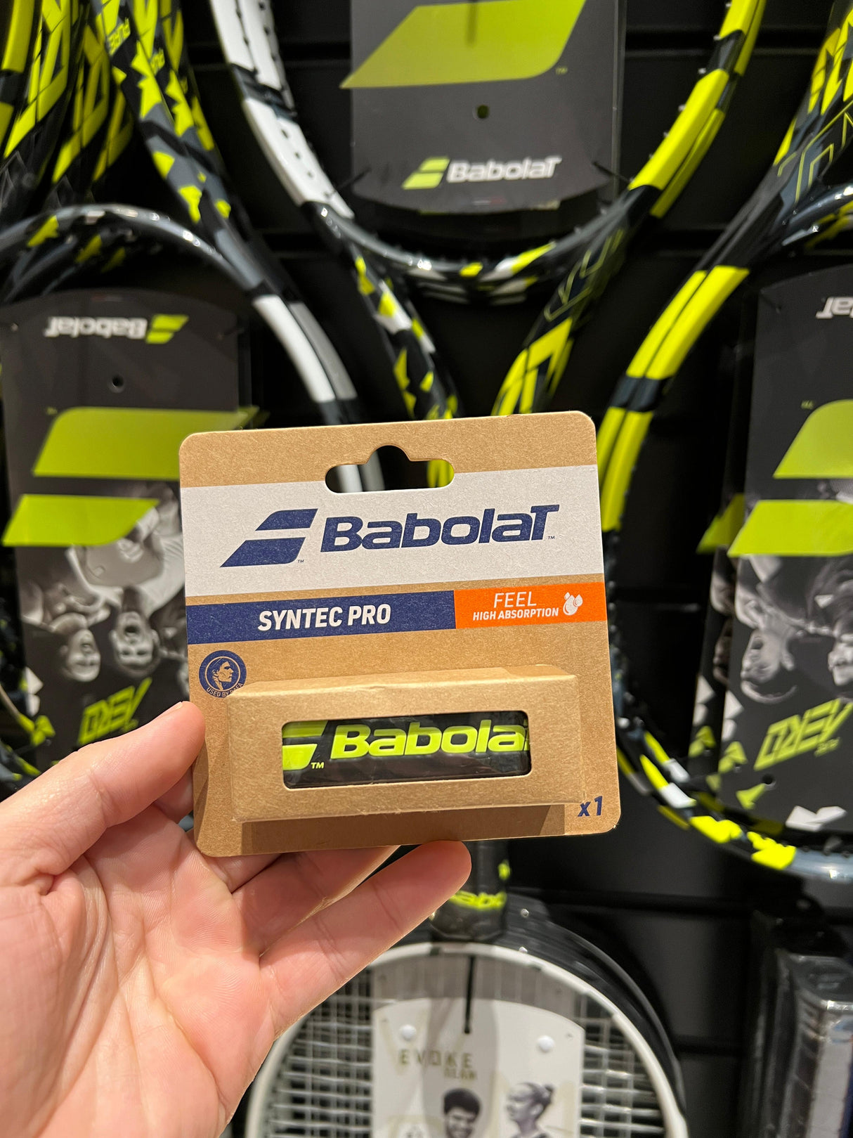 Cushion Grip Babolat Syntec Pro Feel Alcaraz Aero +Absorção