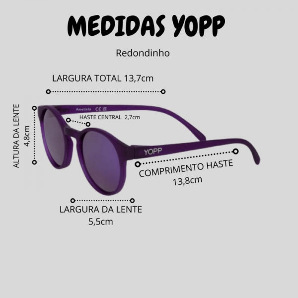 Oculos de Sol Yopp Polarizado Uv400 Blackout