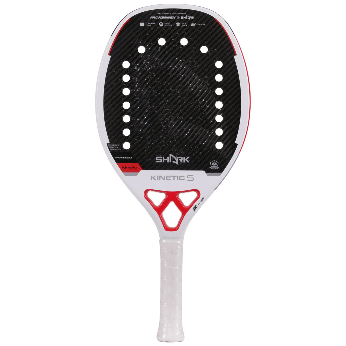 RAQUETE DE BEACH TENNIS SHARK KINETIC S RED