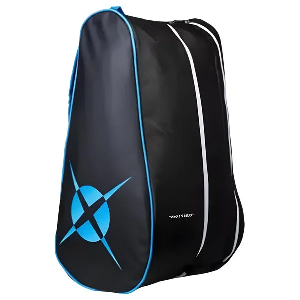 Raqueteira Mochila Heroes Preta com Azul - 2 Raquetes