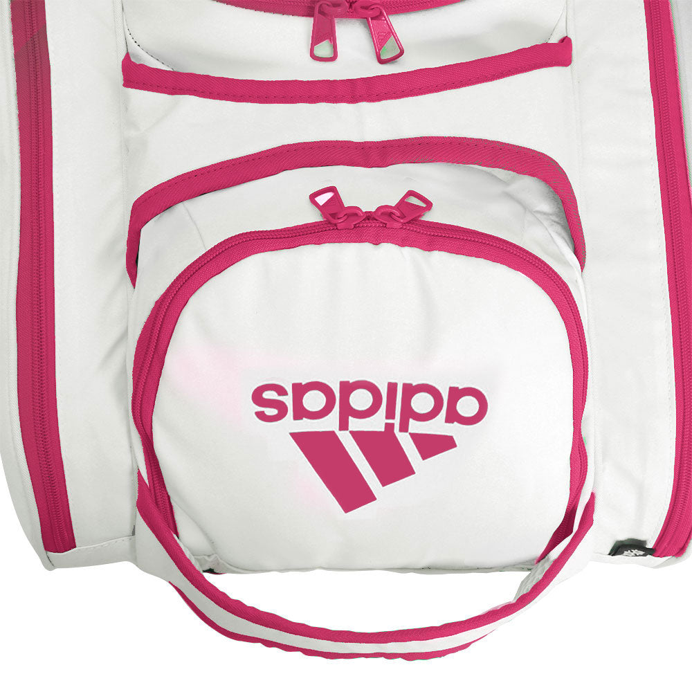 RAQUETEIRA ADIDAS MULTIGAME BEACH TENNIS E PADEL BRANCO/ROSA