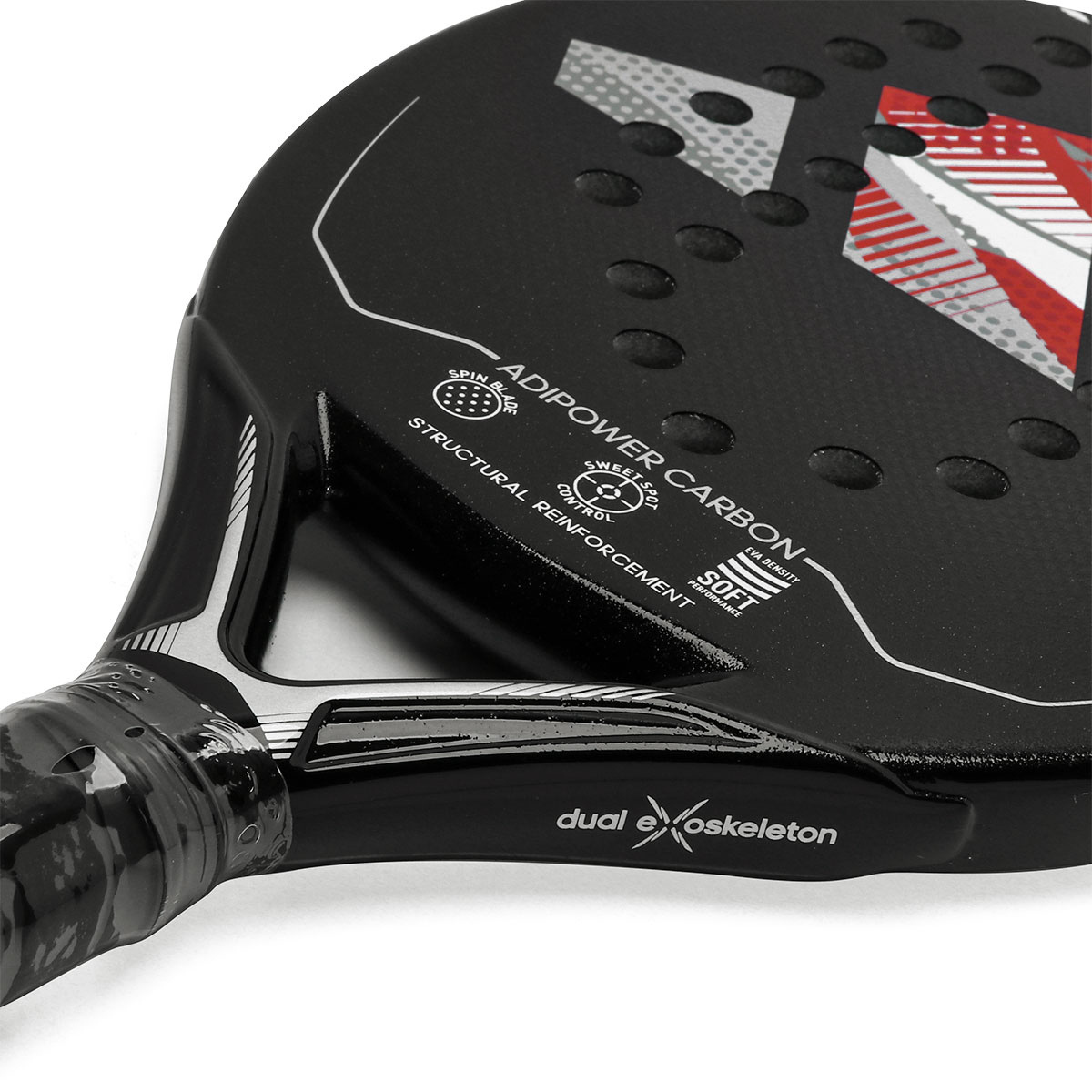 Raquete de Beach Tennis Adidas Adipower W H34 Preta/Vermelha