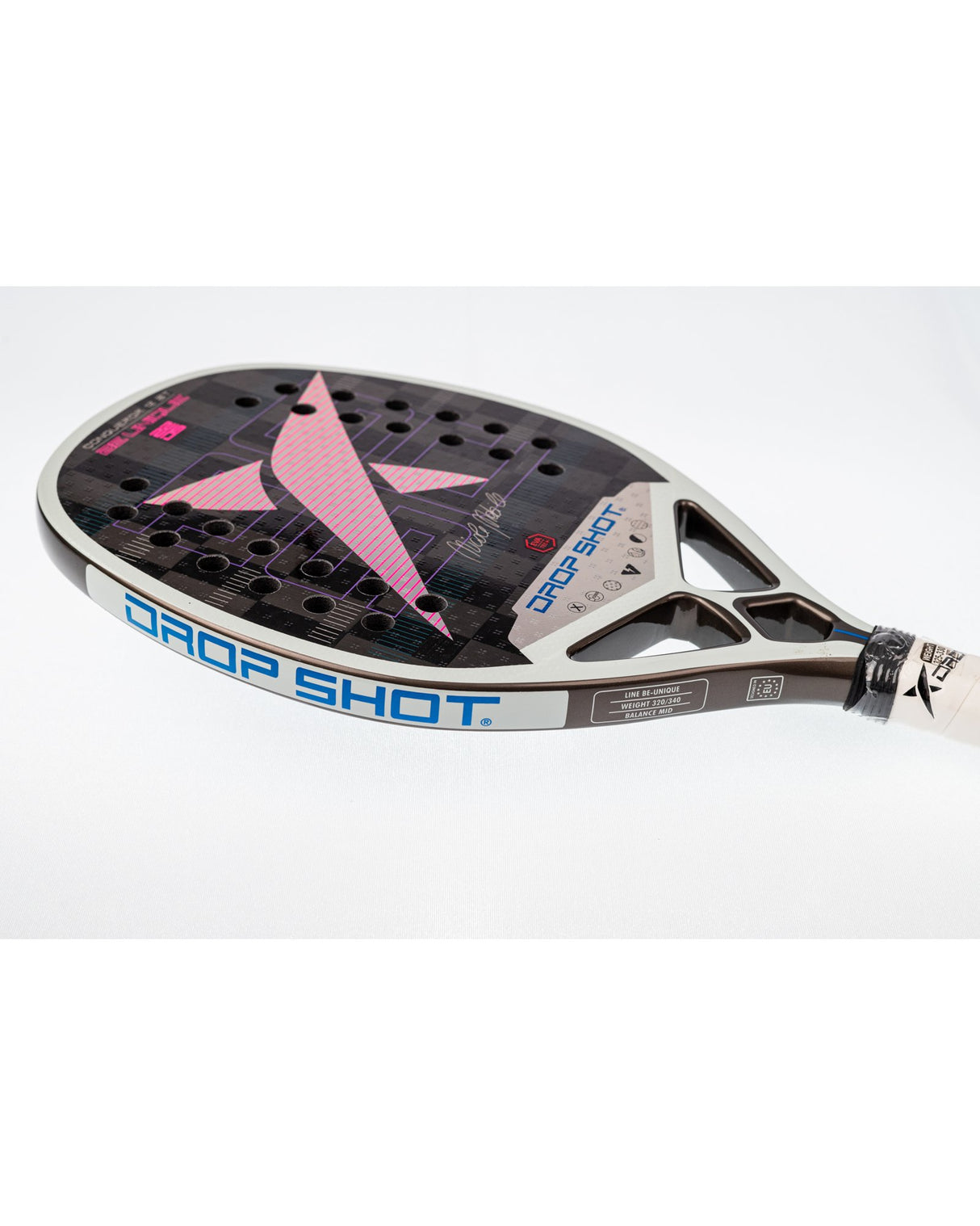 Raquete de beach tennis DROP SHOT CONQUEROR 12.0 BT NICOLE NOBILE