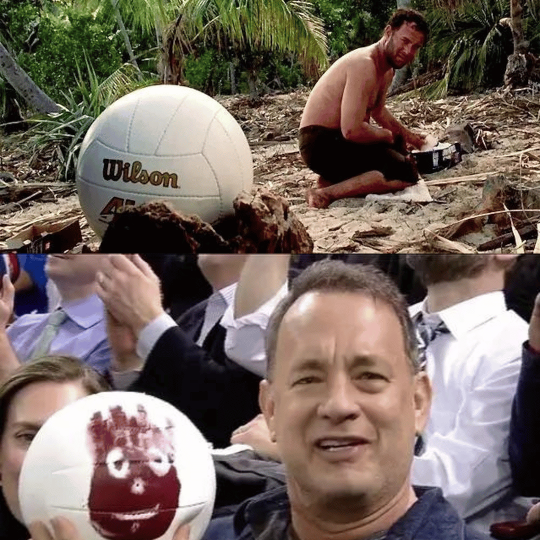 BOLA VOLEI WILSON CASTAWAY O NÁUFRAGO