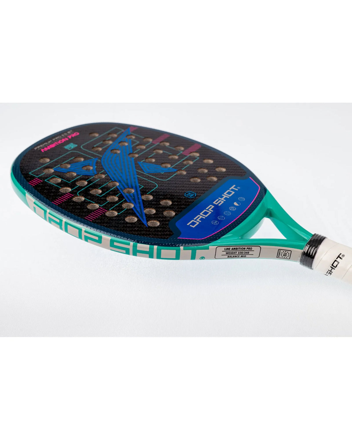 Raquete de beach tennis DROP SHOT PREMIUM PRO 2.0 BT 2024