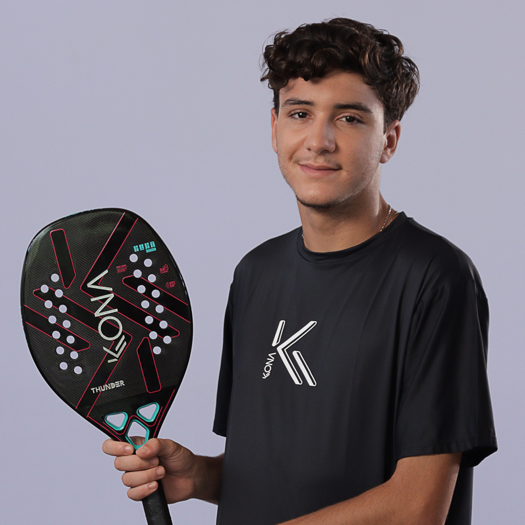 Raquete de Beach Tennis KONA THUNDER BLACK 2024