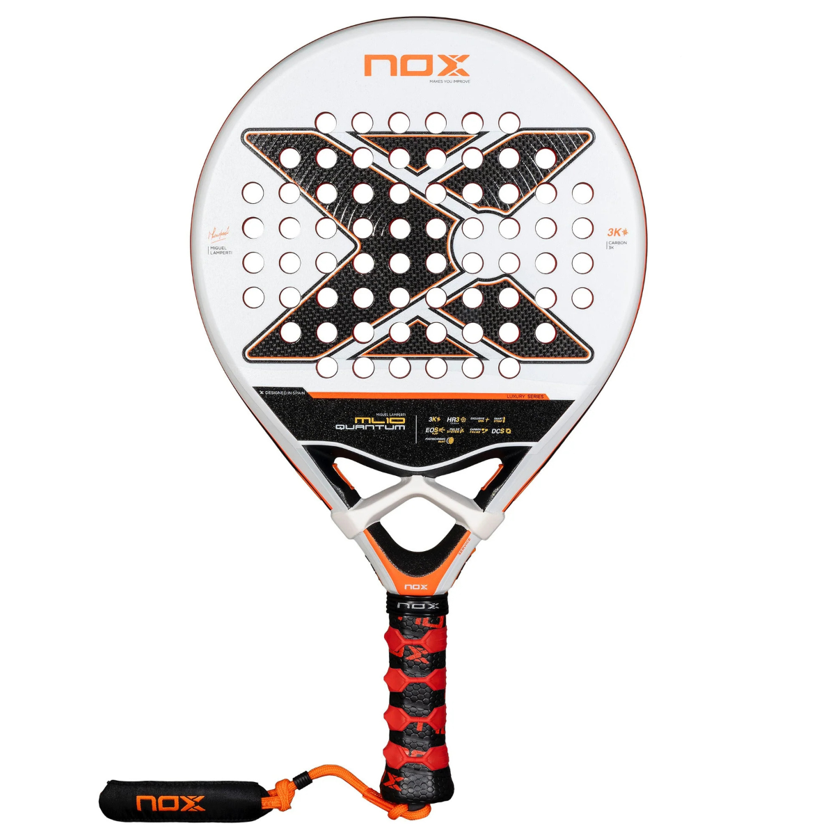 Raquete de Padel Nox Ml10 Quantum 3K Miguel Lamperti