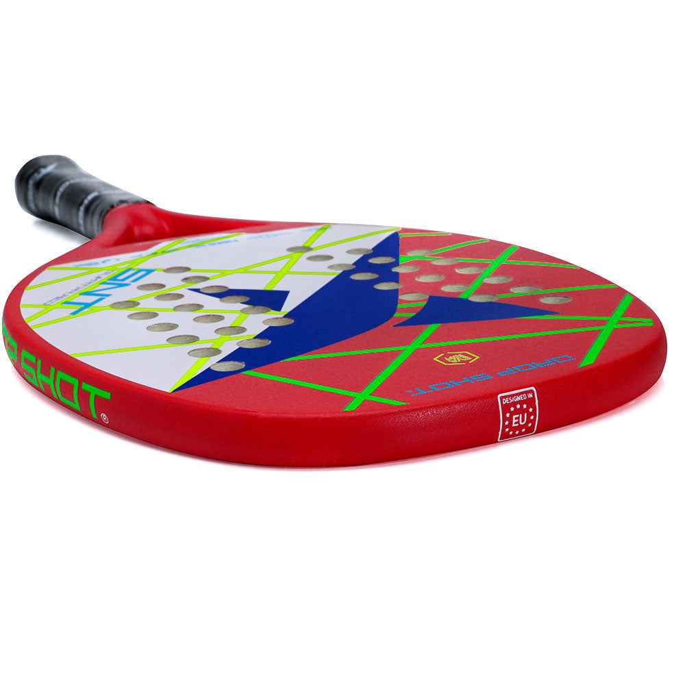 Raquete de beach tennis DROP SHOT SUMATRA RED BT