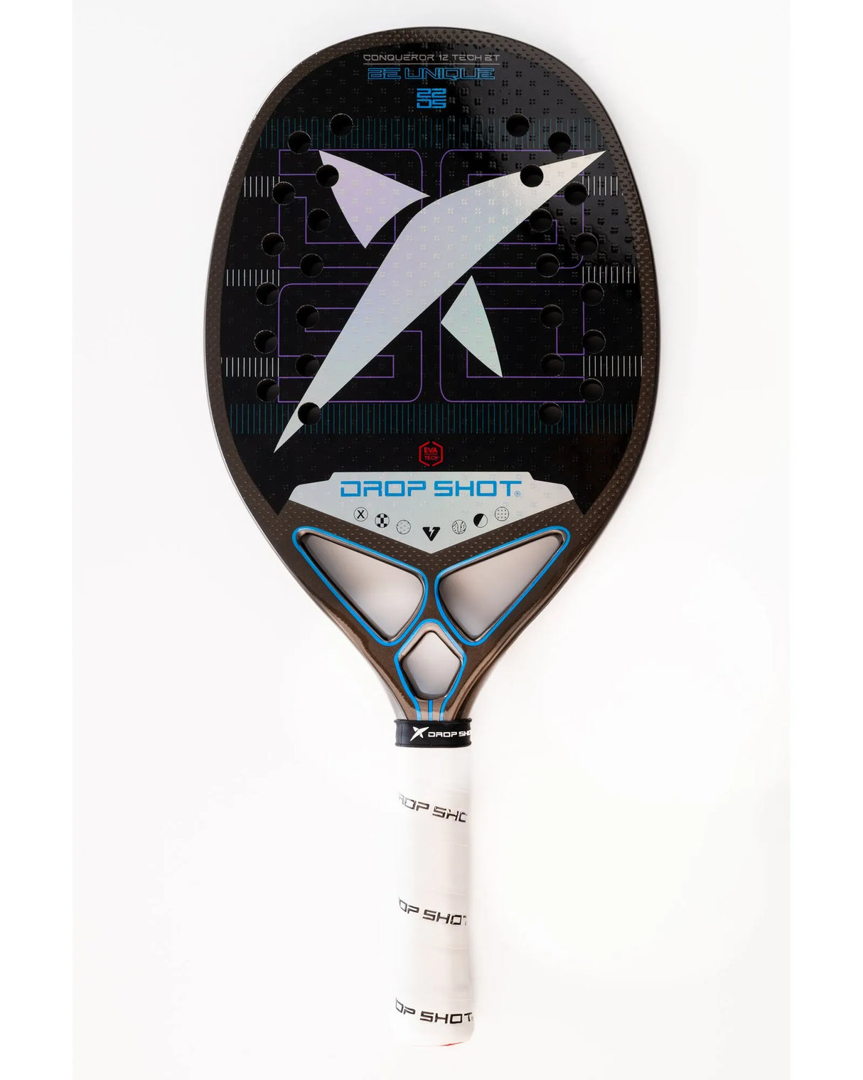 Raquete de beach tennis DROP SHOT CONQUEROR 12 TECH BT