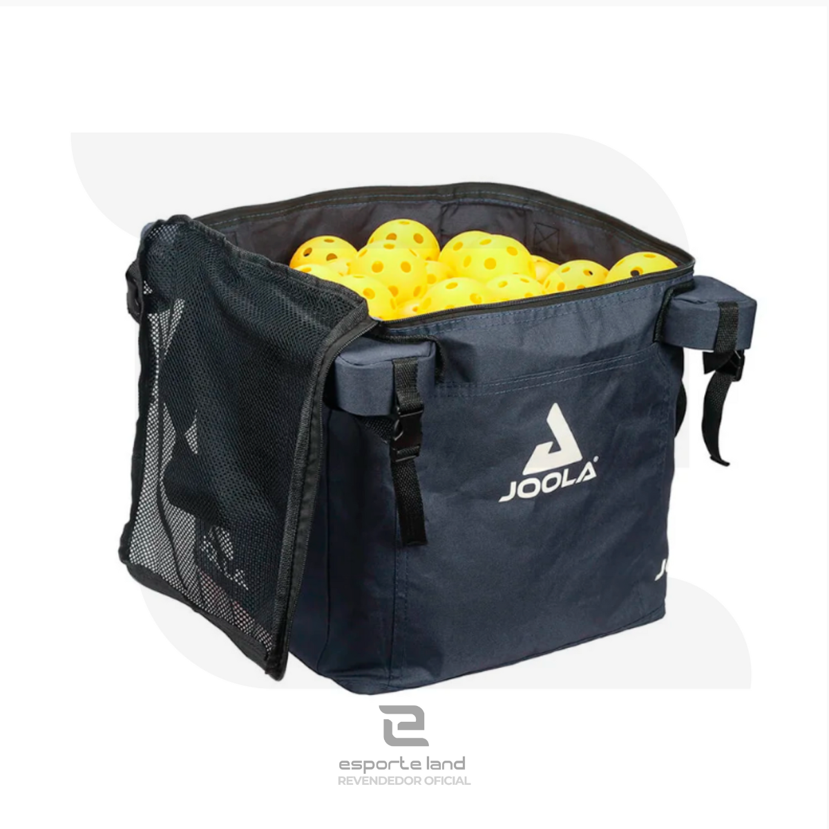 Cesto Carrinho Bolas Joola Pickleball Rodinhas Reforçado 360