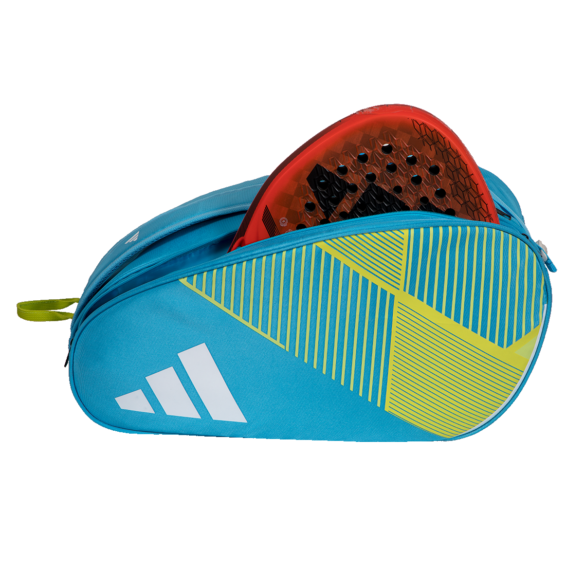 Raqueteira Adidas Control 3.3 Beach Tennis Azul e Amarelo