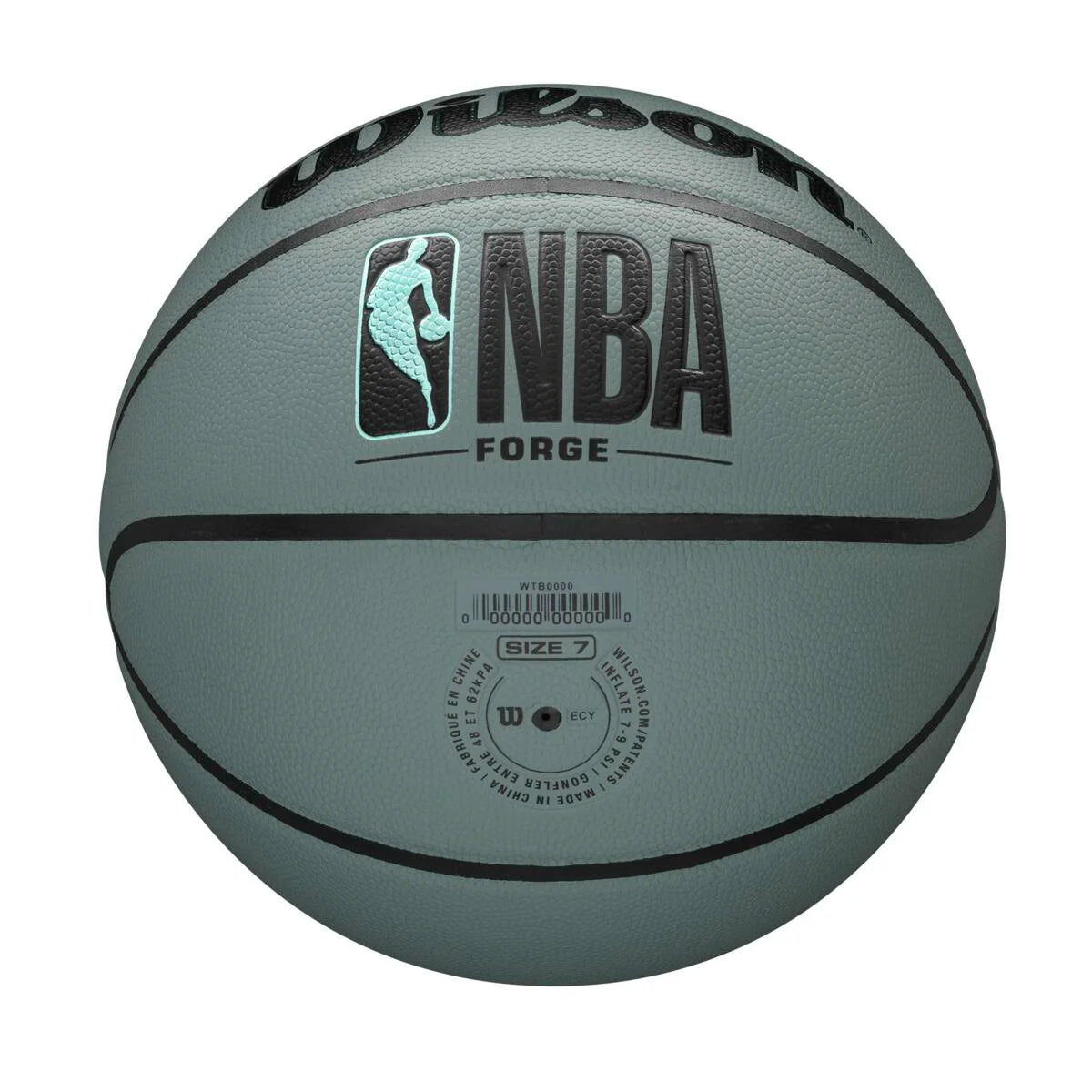 BOLA DE BASQUETE NBA FORGE CINZA PREMIUM NBA OFICIAL TAM 7