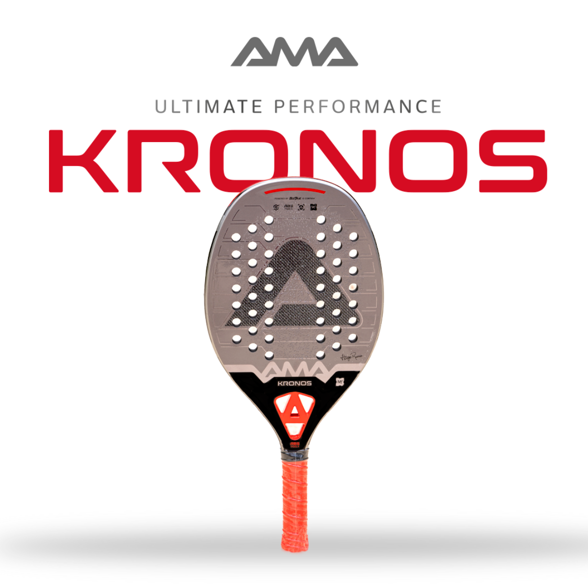 Raquete de Beach Tennis Kronos Amasport Hugo Russo