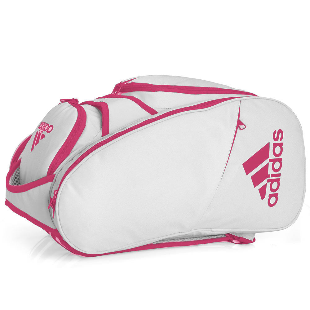 RAQUETEIRA ADIDAS MULTIGAME BEACH TENNIS E PADEL BRANCO/ROSA