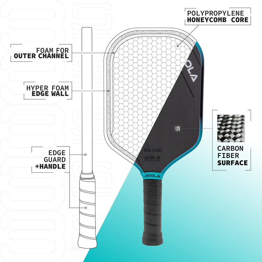 Raquete de Pickleball JOOLA Ben Johns Perseus 3S 14MM Upaa