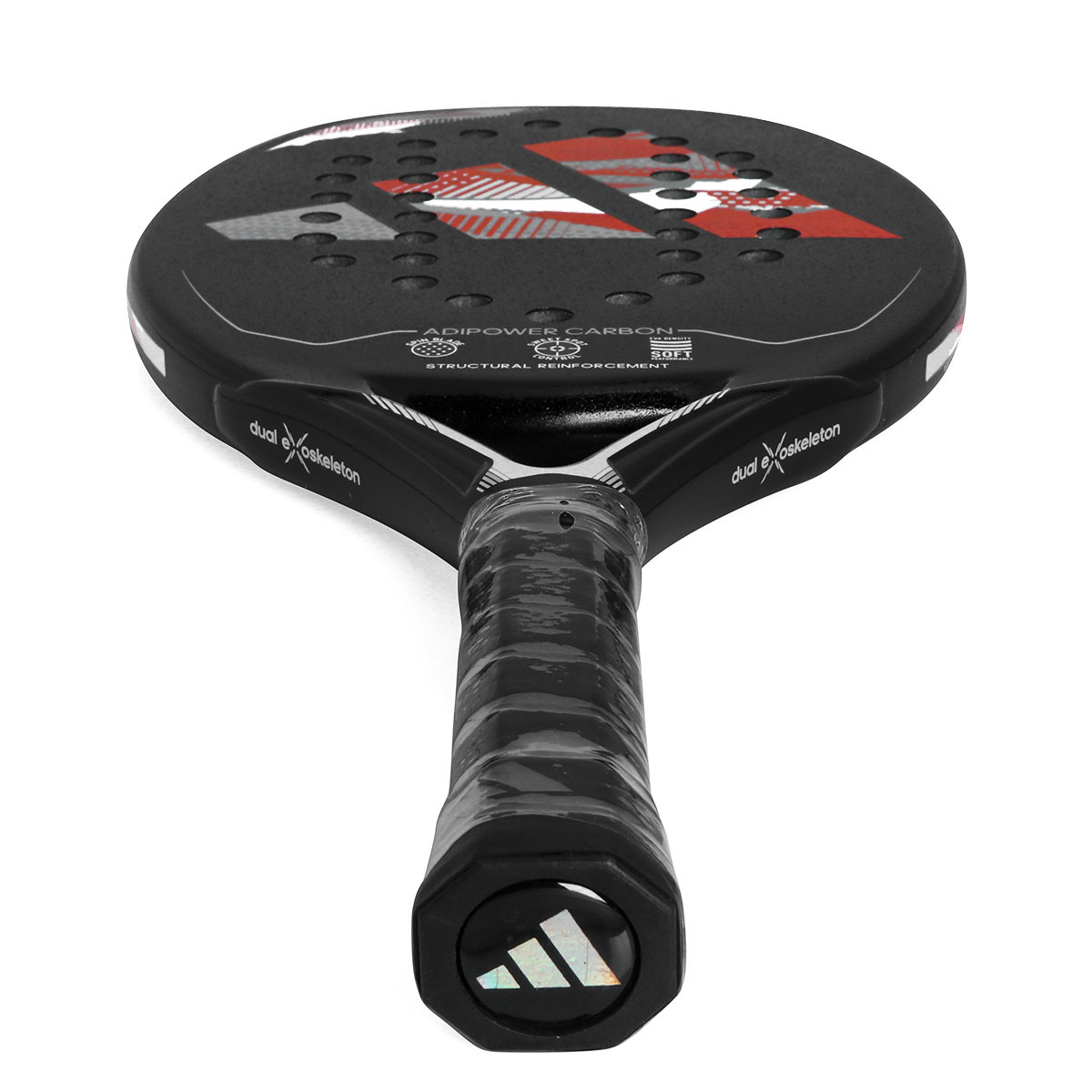 Raquete de Beach Tennis Adidas Adipower W H34 Preta/Vermelha