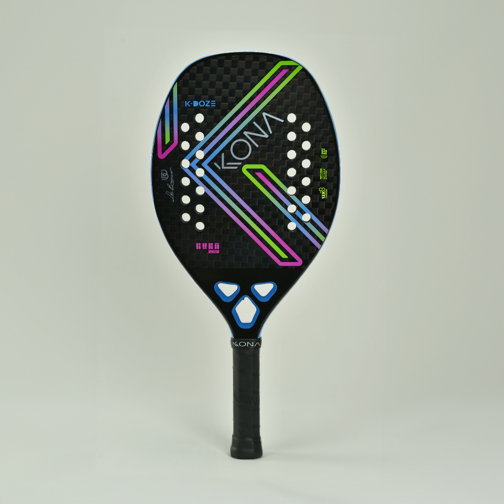 Raquete de Beach Tennis KONA KDOZE BLUE KOLORS GLOSSY 2024