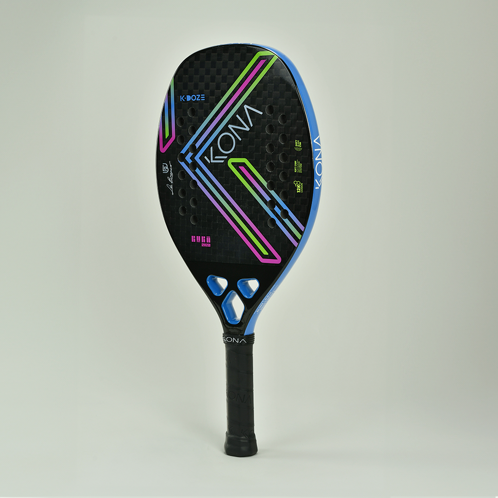 Raquete de Beach Tennis KONA KDOZE BLUE KOLORS GLOSSY 2024