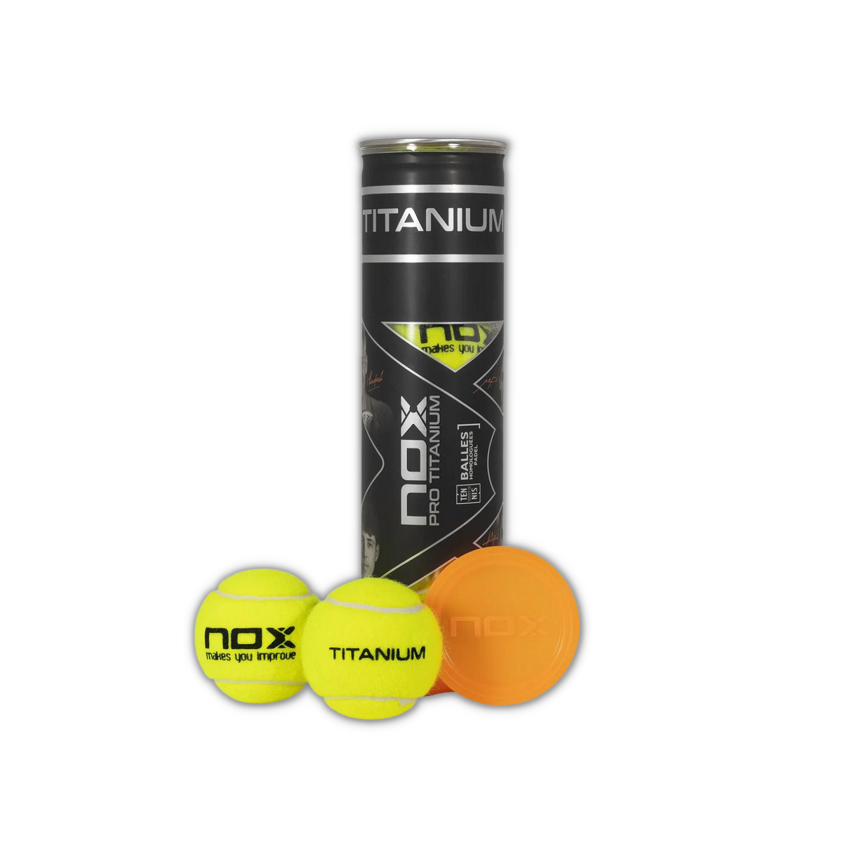 BOLAS DE PADEL NOX TUBOS COM 4 BOLAS