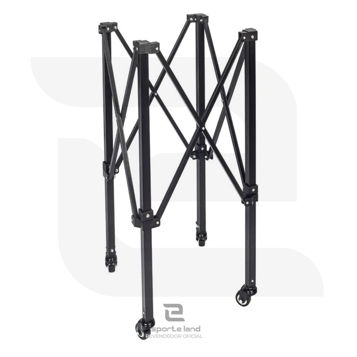 Cesto Carrinho Bolas Joola Pickleball Rodinhas Reforçado 360