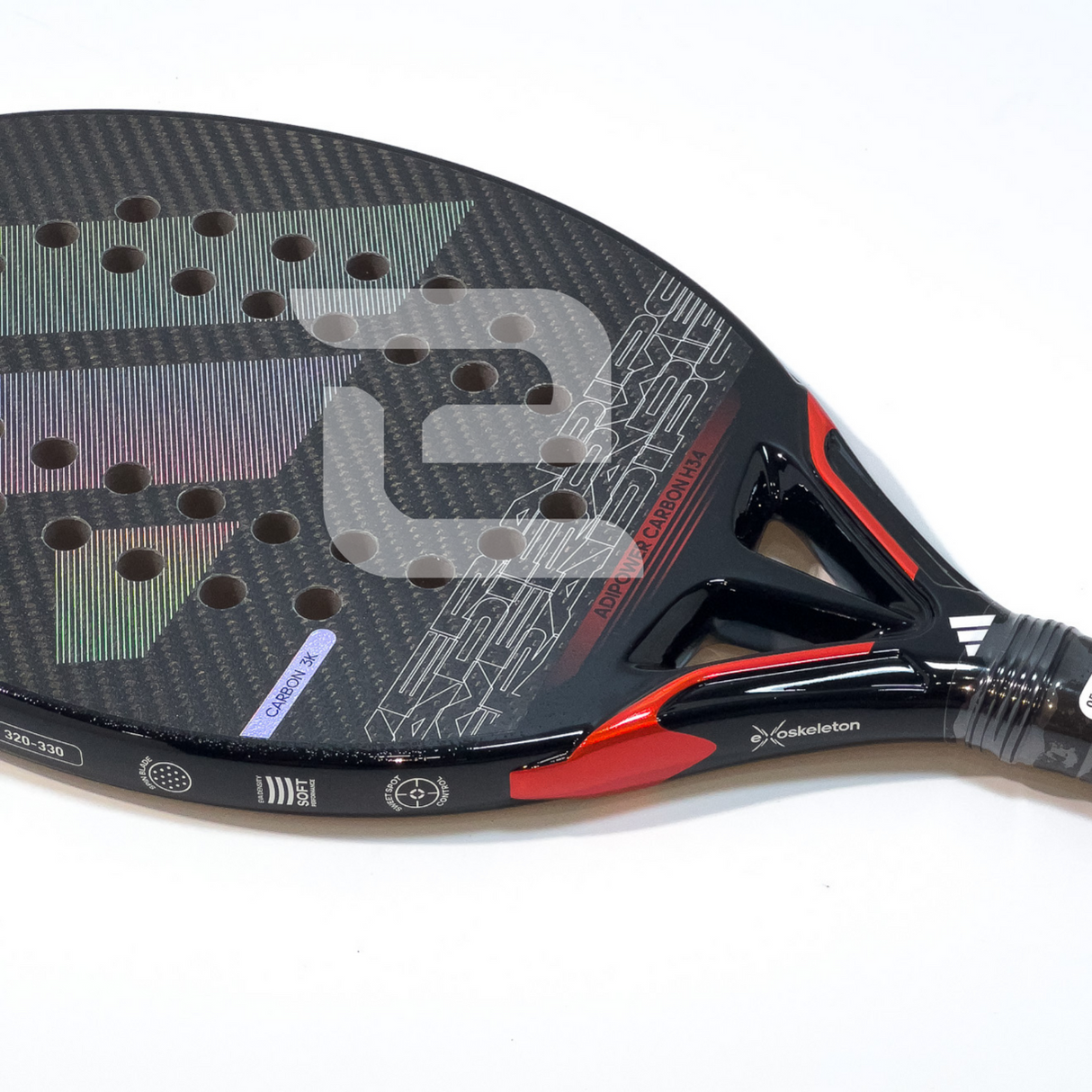 Raquete de Beach Tennis Adidas Adipower Carbon 3.3 H31 3K